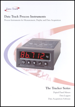 Tracker Series, Digital Panel Meters, Data Loggers, Data Acquisition Software, Data Track
