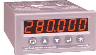 Digital Panel Indicator, Data Track, Tracker 280 Series